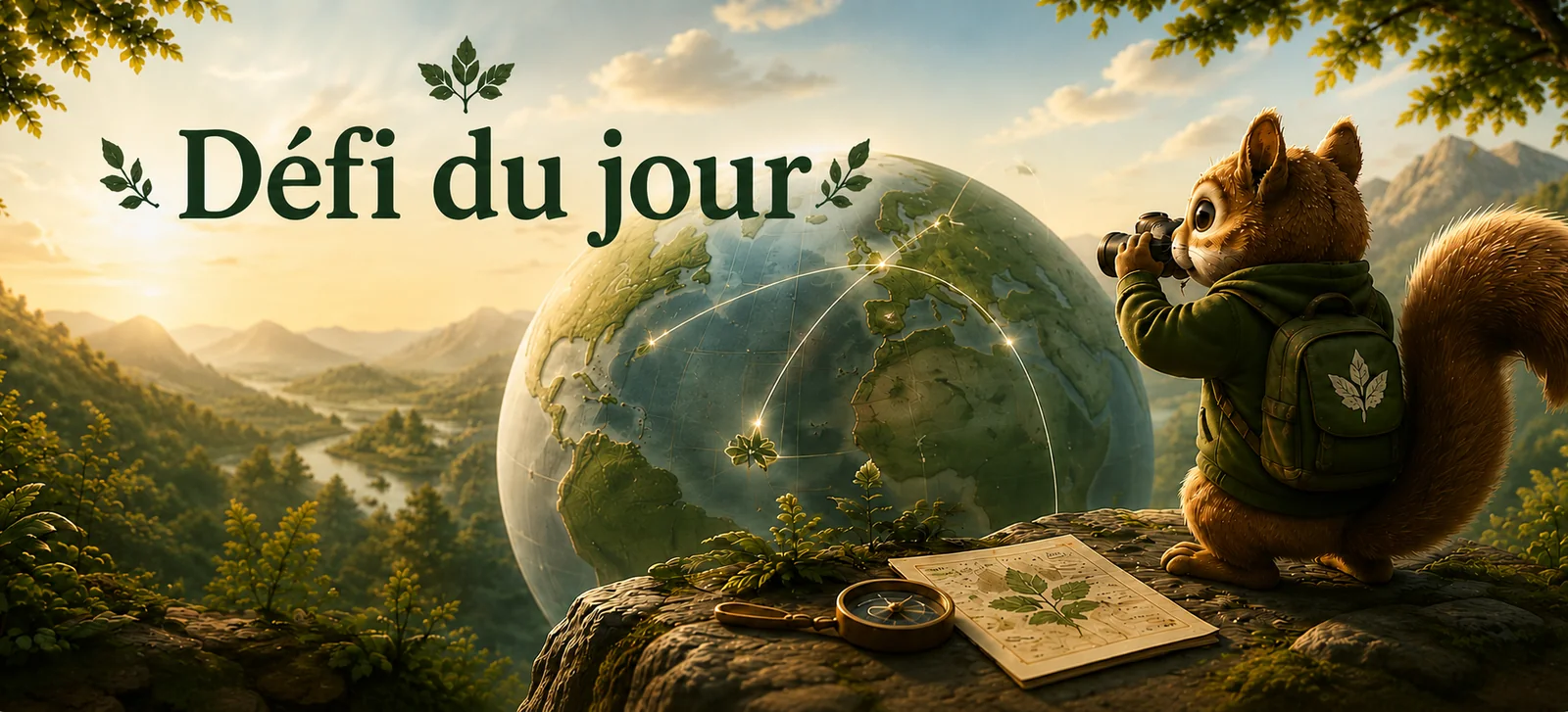 Illustration BotaQuiz du Défi du jour