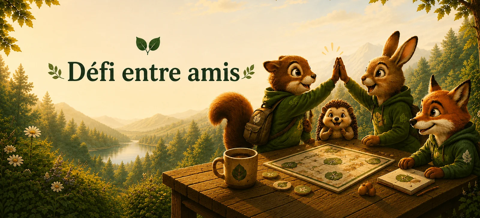 Illustration BotaQuiz du Défi entre amis